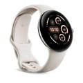 Google Pixel Watch 3 45mm LTE Polished Silver Sportarmband Porcelain