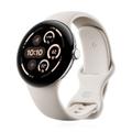 Google Pixel Watch 3 45mm LTE Polished Silver Sportarmband Porcelain
