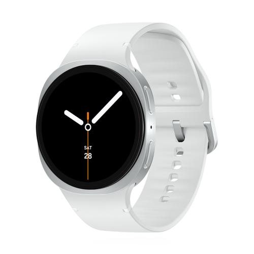 Samsung Samsung Galaxy Watch8 40mm LTE Silver Sport Band White S/M
