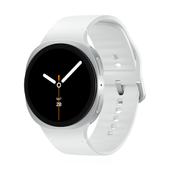 Samsung Galaxy Watch8 40mm LTE Silver Sport Band White S/M