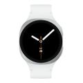 Samsung Galaxy Watch8 44mm Bluetooth Silver Sport Band White M/L