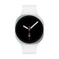 Samsung Galaxy Watch8 44mm Bluetooth Silver Sport Band White M/L