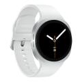 Samsung Galaxy Watch8 44mm Bluetooth Silver Sport Band White M/L