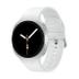 Galaxy Watch8 44mm Bluetooth Silver Sport Band White M/L