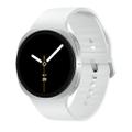 Samsung Galaxy Watch8 44mm LTE Silver Sport Band White M/L