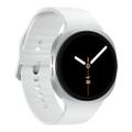 Samsung Galaxy Watch8 44mm LTE Silver Sport Band White M/L