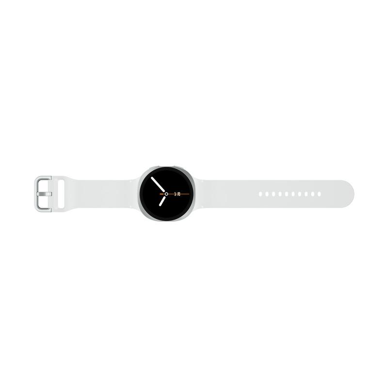 Samsung Galaxy Watch8 44mm LTE Silver Sport Band White M/L