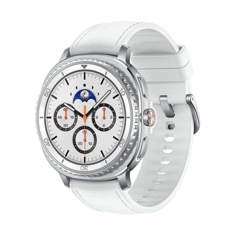Samsung Galaxy Watch8 Classic 46mm LTE White Hybrid Band White