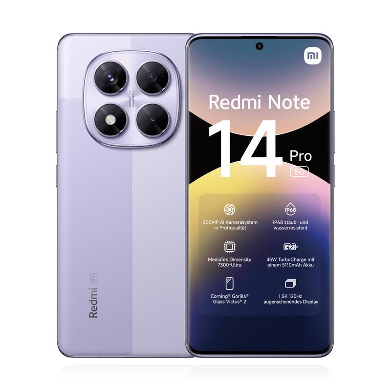 Xiaomi Redmi Note 14 Pro 5G 512GB Lavender Purple