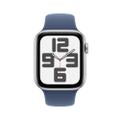 Apple WATCH SE (2022) 44mm GPS+Cellular Aluminiumgehäuse Silber Sportarmband Denim M/L