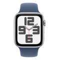 Apple WATCH SE (2022) 44mm GPS+Cellular Aluminiumgehäuse Silber Sportarmband Denim M/L