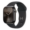 Apple Watch Series 10 42mm GPS+Cellular Titangehäuse Schiefer Sportarmband Schwarz M/L