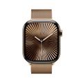 Apple Watch Series 10 46mm GPS+Cellular Titangehäuse Gold Milanaisearmband Gold M/L