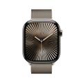 Apple Watch Series 10 46mm GPS+Cellular Titangehäuse Natur Milanaisearmband Natur S/M