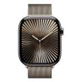 Apple Watch Series 10 46mm GPS+Cellular Titangehäuse Natur Milanaisearmband Natur S/M
