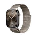 Apple Watch Series 10 46mm GPS+Cellular Titangehäuse Natur Milanaisearmband Natur S/M