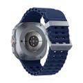 Samsung Watch Ultra (2025) Titanium Blue Marine Band Blue