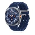 Samsung Watch Ultra (2025) Titanium Blue Marine Band Blue