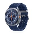 Samsung Watch Ultra (2025) Titanium Blue Marine Band Blue