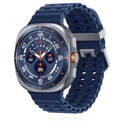 Samsung Samsung Watch Ultra (2025) Titanium Blue Marine Band Blue