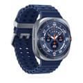 Samsung Watch Ultra (2025) Titanium Blue Marine Band Blue