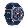Samsung Watch Ultra (2025) Titanium Blue Marine Band Blue