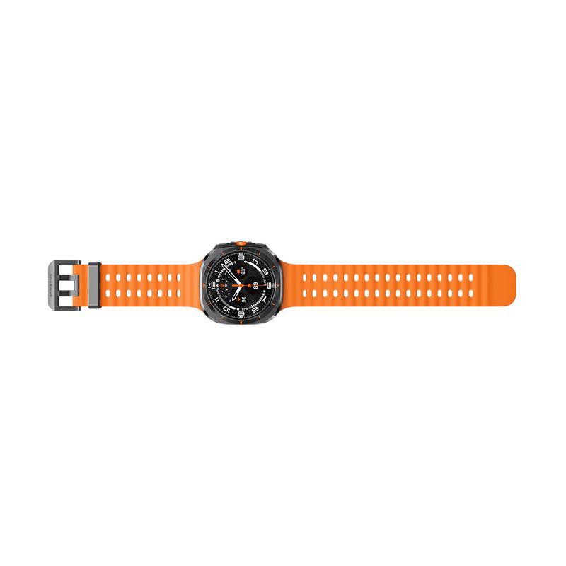 Samsung Watch Ultra (2025) Titanium Gray Marine Band Orange