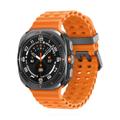 Samsung Watch Ultra (2025) Titanium Gray Marine Band Orange