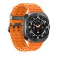 Samsung Watch Ultra (2025) Titanium Gray Marine Band Orange