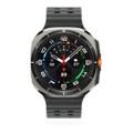 Samsung Watch Ultra (2025) Titanium Silver Marine Band Dark Grey