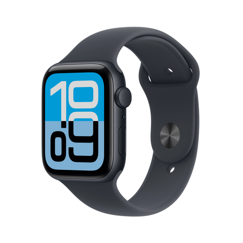 Apple WATCH SE 3 44mm GPS Aluminiumgehäuse Mitternacht Sportarmband Mitternacht S/M