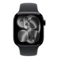 Apple WATCH Series 11 42mm GPS Aluminiumgehäuse Diamantschwarz Sportarmband Schwarz M/L