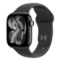 Apple WATCH Series 11 42mm GPS Aluminiumgehäuse Diamantschwarz Sportarmband Schwarz M/L