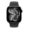Apple WATCH Series 11 42mm GPS Aluminiumgehäuse Diamantschwarz Sportarmband Schwarz S/M