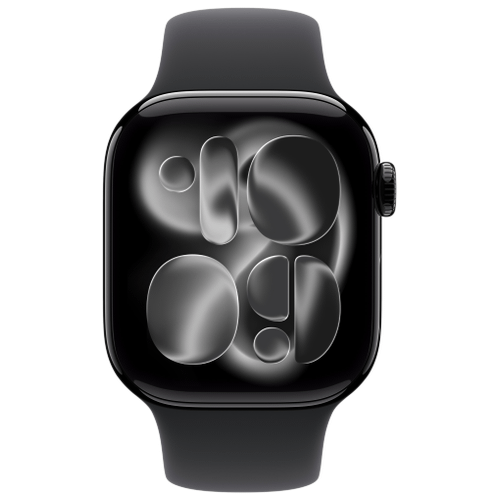 Apple Apple WATCH Series 11 42mm GPS Aluminiumgehäuse Diamantschwarz Sportarmband Schwarz S/M