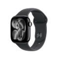 Apple WATCH Series 11 42mm GPS Aluminiumgehäuse Diamantschwarz Sportarmband Schwarz S/M