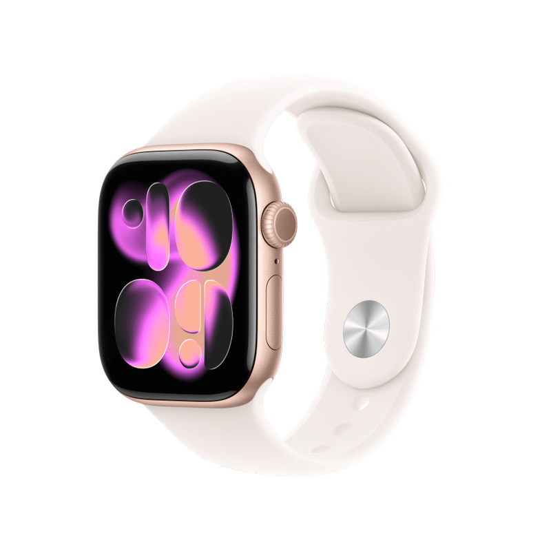 Apple WATCH Series 11 42mm GPS Aluminiumgehäuse Rosegold Sportarmband Blassrosa M/L