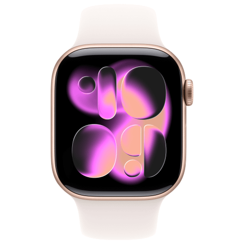 Apple Apple WATCH Series 11 42mm GPS Aluminiumgehäuse Rosegold Sportarmband Blassrosa S/M