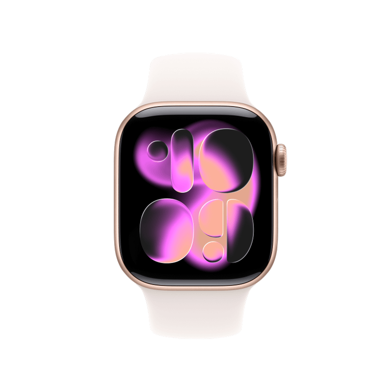 Apple WATCH Series 11 42mm GPS Aluminiumgehäuse Rosegold Sportarmband Blassrosa S/M
