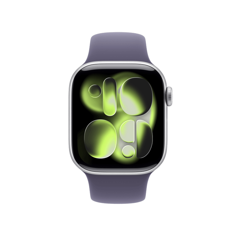 Apple WATCH Series 11 42mm GPS Aluminiumgehäuse Silber Sportarmband Nebelviolett M/L