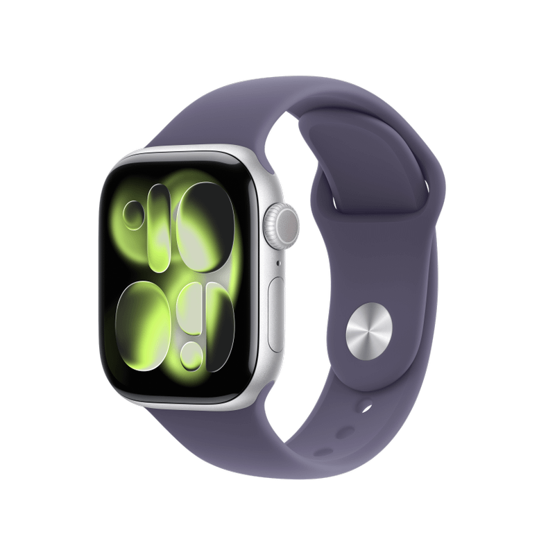 Apple WATCH Series 11 42mm GPS Aluminiumgehäuse Silber Sportarmband Nebelviolett M/L