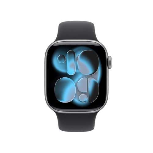 Apple Apple WATCH Series 11 42mm GPS Aluminiumgehäuse Space Grau Sportarmband Schwarz S/M