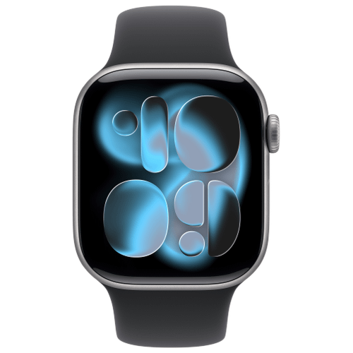 Apple Apple WATCH Series 11 42mm GPS Aluminiumgehäuse Space Grau Sportarmband Schwarz S/M