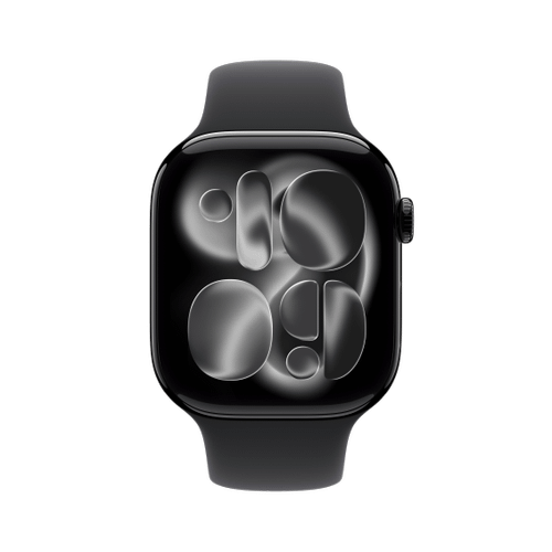 Apple Apple WATCH Series 11 42mm GPS+Cellular Aluminiumgehäuse Diamantschwarz Sportarmband Schwarz S/M