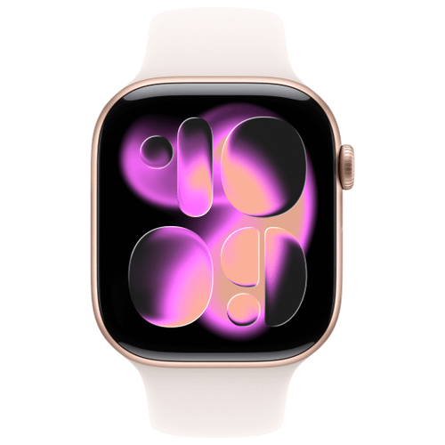 Apple Apple WATCH Series 11 42mm GPS+Cellular Aluminiumgehäuse Rosegold Sportarmband Blassrosa S/M