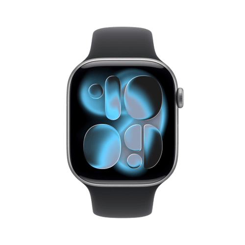 Apple Apple WATCH Series 11 42mm GPS+Cellular Aluminiumgehäuse Space Grau Sportarmband Schwarz M/L