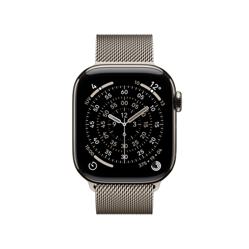 Apple Apple WATCH Series 11 42mm GPS+Cellular Titangehäuse Natur Milanaisearmband Natur