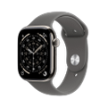 Apple WATCH Series 11 42mm GPS+Cellular Titangehäuse Natur Sportarmband Steingrau M/L