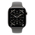 Apple WATCH Series 11 42mm GPS+Cellular Titangehäuse Natur Sportarmband Steingrau S/M