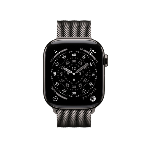 Apple Apple WATCH Series 11 42mm GPS+Cellular Titangehäuse Schiefer Milanaisearmband Schiefer
